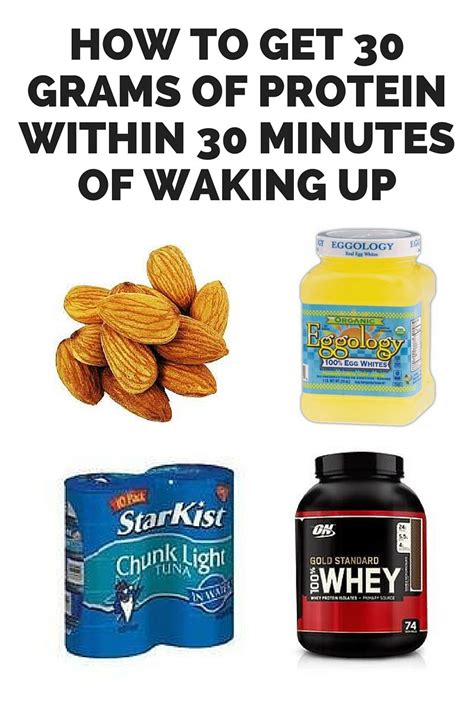 30g of protein 30 minutes after waking up|30g protein for weight loss.